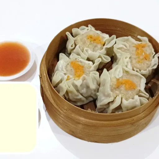 Dimsum jumbo 1 porsi isi 4 dimsum free saus