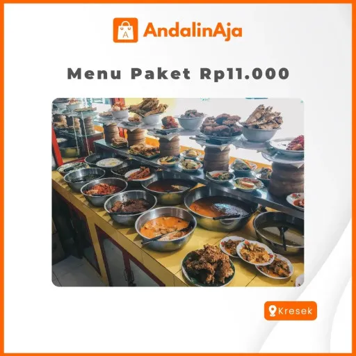 Paket Rp11.000 Nasi Padang