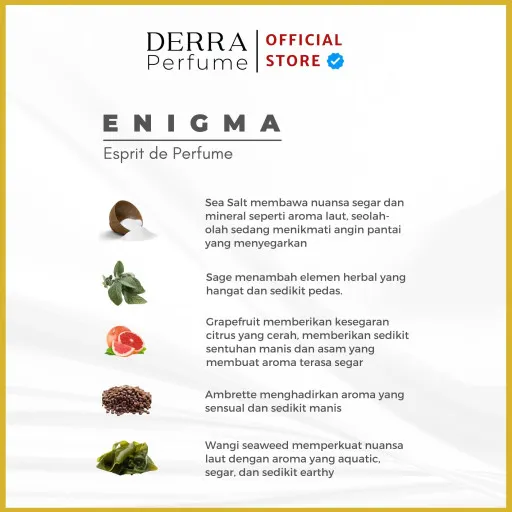 Parfum Enigma by Derra Perfume