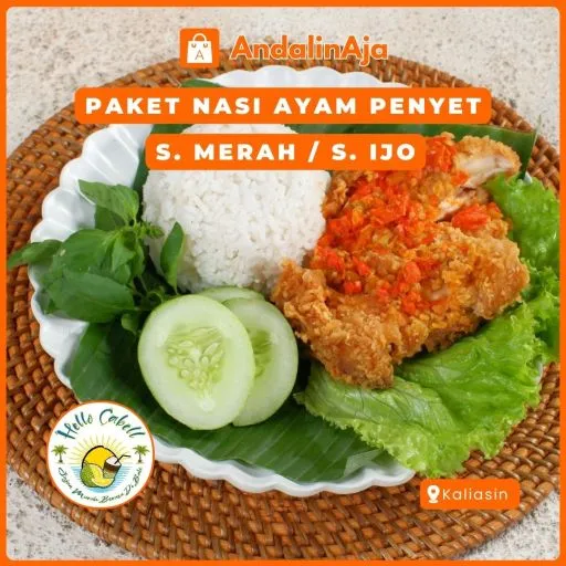 Paket Nasi Ayam Penyet