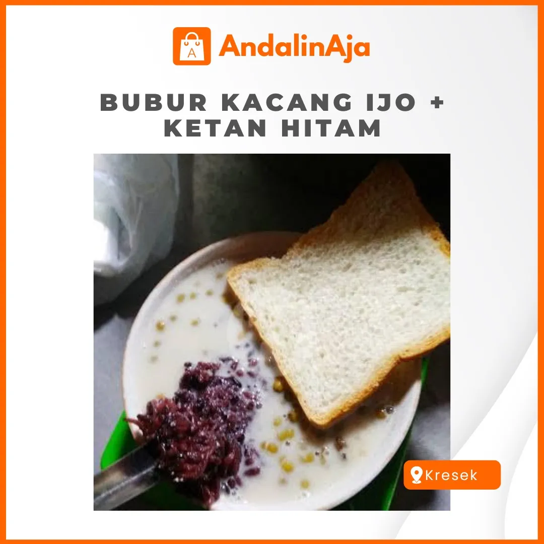 Bubur Kacang Ijo + Ketan Hitam | Campur
