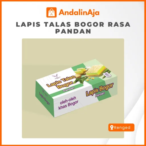 Lapis Talas Bogor Rasa Pandan