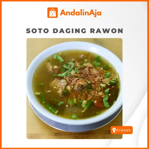 Soto Daging Rawon kambing